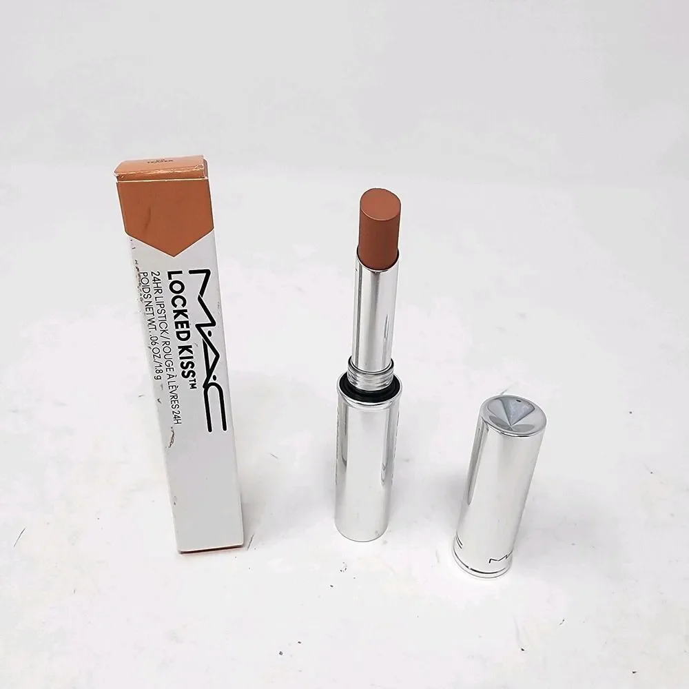 MAC Locked Kiss 24Hr Lipstick Shade 68 Teaser‎ 1.8g  Full Size New In Box